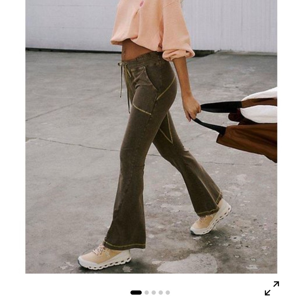 Free People Natural Flow Flares M Nwot